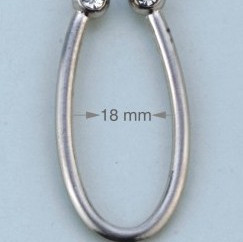 Ukrasna D alka 18 mm 8377