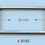 Ukrasna pravougaona alka / 40 mm / 8143
