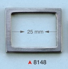 Ukrasna pravougaona alka / 25 mm / 8148