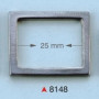 Ukrasna pravougaona alka / 25 mm / 8148