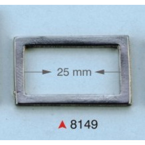 Ukrasna pravougaona alka / 25 mm / 8149