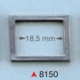 Ukrasna pravougaona alka / 18.5 mm / 8150