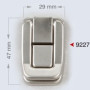 Metalna bravica za torbe 47x29 mm 