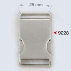 Metalna bravica za torbe / 25 mm / 9228