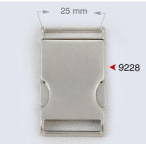 Metalna bravica za torbe / 25 mm / 9228