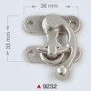 Metalna bravica za torbe / 33 x 38 mm / 9232