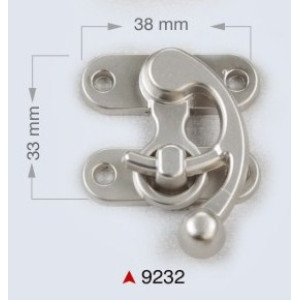 Metalna bravica za torbe / 33 x 38 mm / 9232