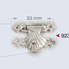 Metalna bravica za torbe 33x24 mm 9239