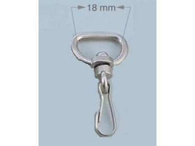 Metalni karabinjer 18 mm 8050