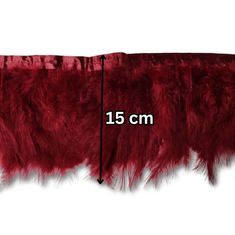 Nojevo paperje / 15 cm / Bordo