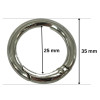 PREMIUM Metalni karabinjer - alka 25 mm