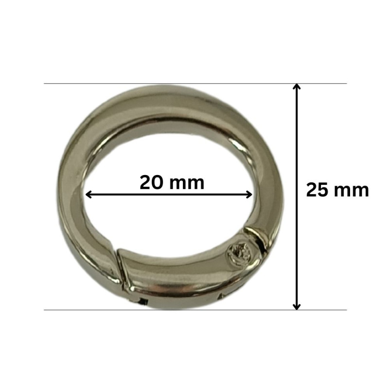 PREMIUM Metalni karabinjer - alka 20 mm