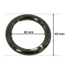 PREMIUM Metalni karabinjer - alka 30 mm