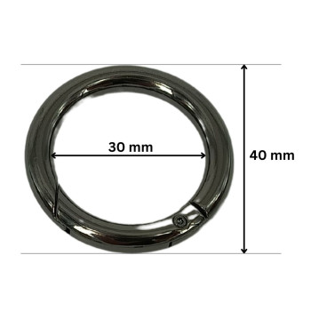 PREMIUM Metalni karabinjer - alka 30 mm