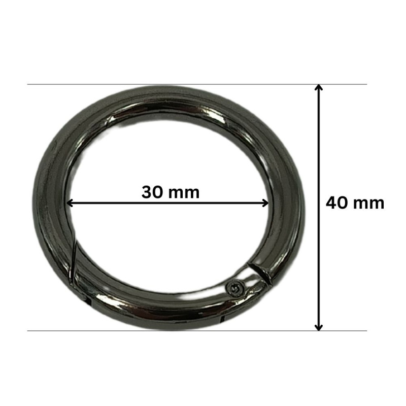 PREMIUM Metalni karabinjer - alka 30 mm