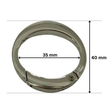 PREMIUM Metalni karabinjer - alka 35 mm
