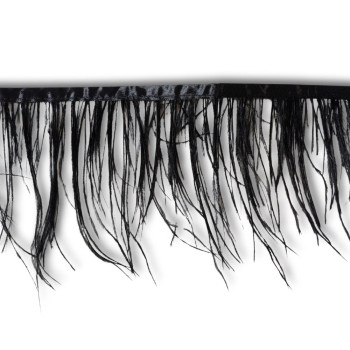 Nojevo perje / 15 cm / Crna