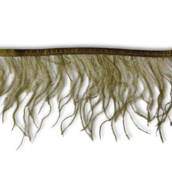 Nojevo perje / 13 cm / Maslinasta