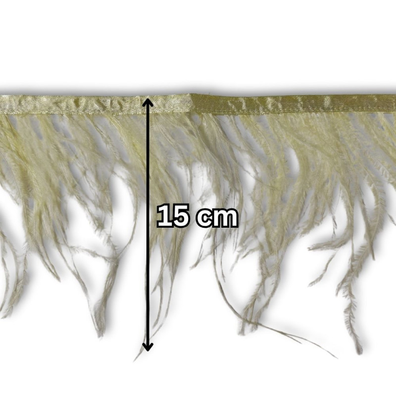 Nojevo perje / 15 cm / Žuta