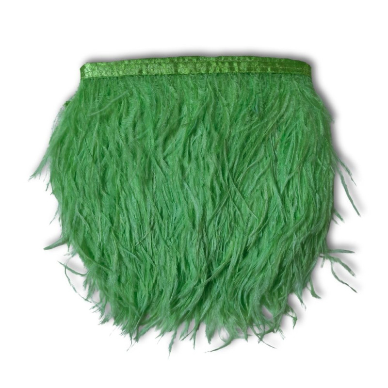 Nojevo perje / 15 cm / Biljna zelena Nojevo perje / 15 cm / Biljna zelena