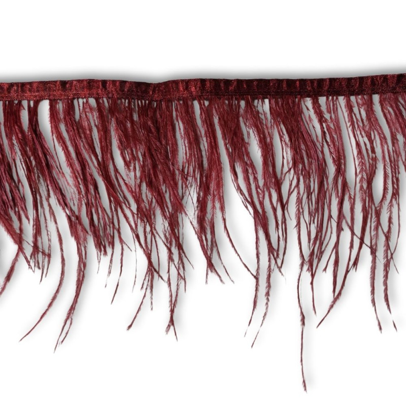 Nojevo perje / 15 cm / Bordo