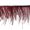 Nojevo perje / 15 cm / Bordo