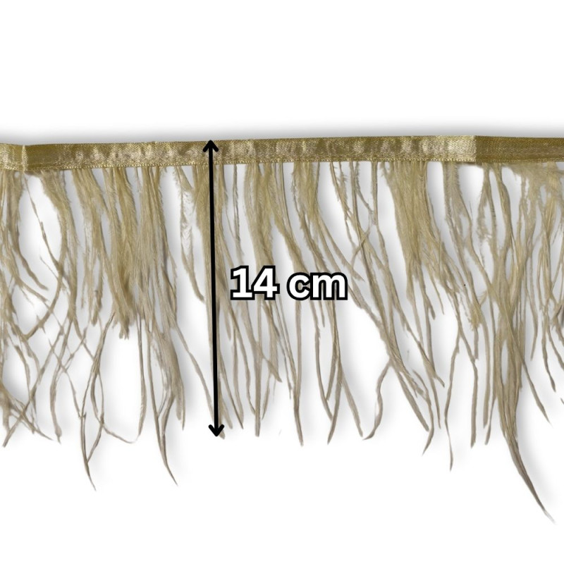 Nojevo perje / 14 cm / Pesak