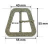 PREMIUM Metalna šnala 40 mm