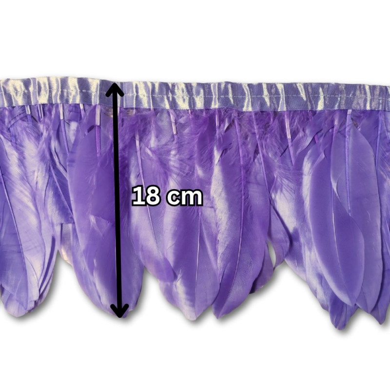 Gavranovo perje / 18 cm / Ljubičasta