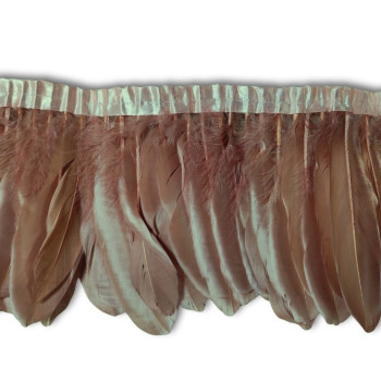 Gavranovo perje / 16 cm / Prljavo roze