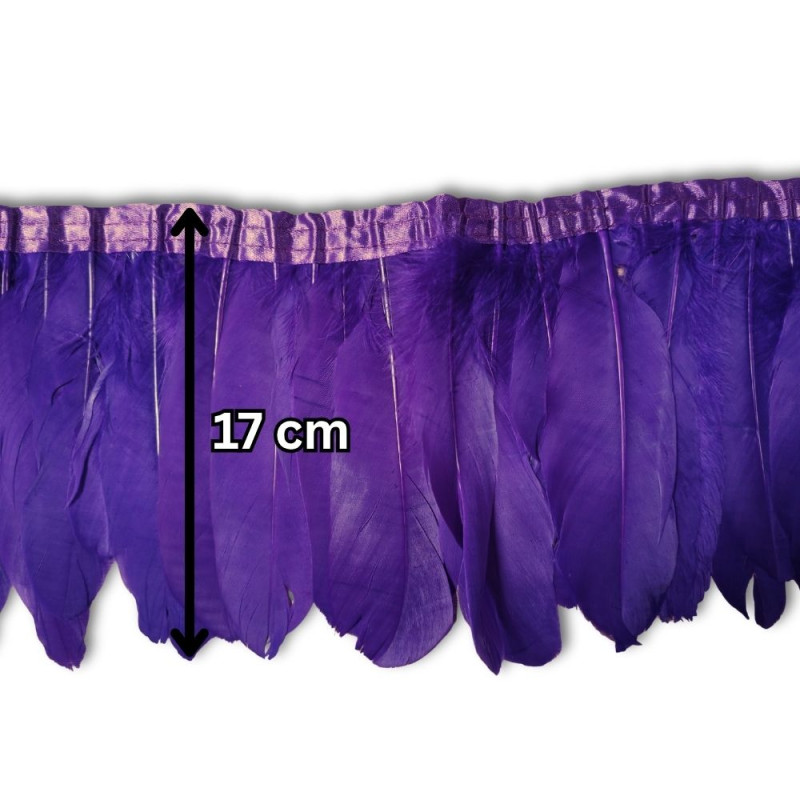 Gavranovo perje / 17 cm / Ljubičasta