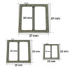 PREMIUM Metalna šnala / 10 mm / 20 mm / 30 mm