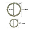 PREMIUM Metalna šnala / 9 mm / 15 mm 