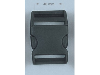 Plasticna kopca 40 mm 9011