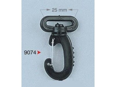 Plasticni karabinjer 25 mm 9074