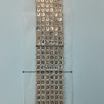 Traka sa perlicama i sljokicama 45 mm