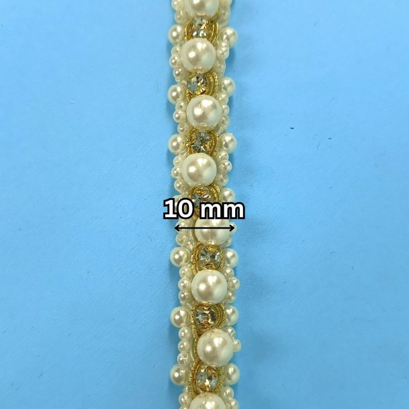 Ukrasna traka / Biser - Cirkon 10 mm