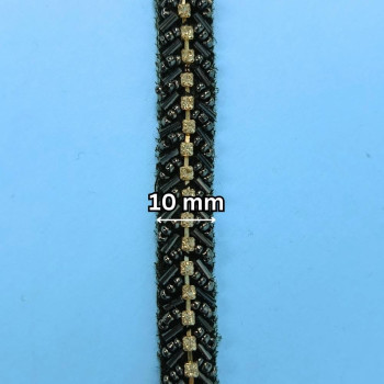 Ukrasna traka / Perlice - Cirkon 10 mm