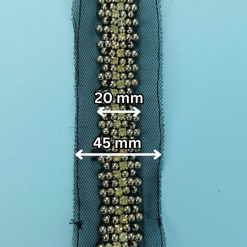 Ukrasna traka / Perlice - Cirkon 20 mm Ukrasna traka / Perlice - Cirkon 20 mm