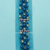 Ukrasna traka / Perlice - Biser - Cirkon 20 mm