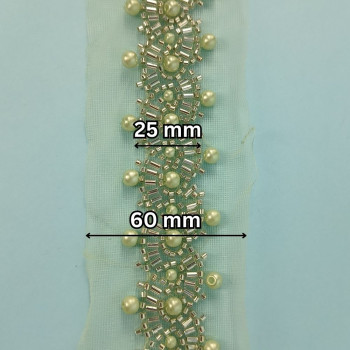 Ukrasna traka / Perlice - Biser 25 mm