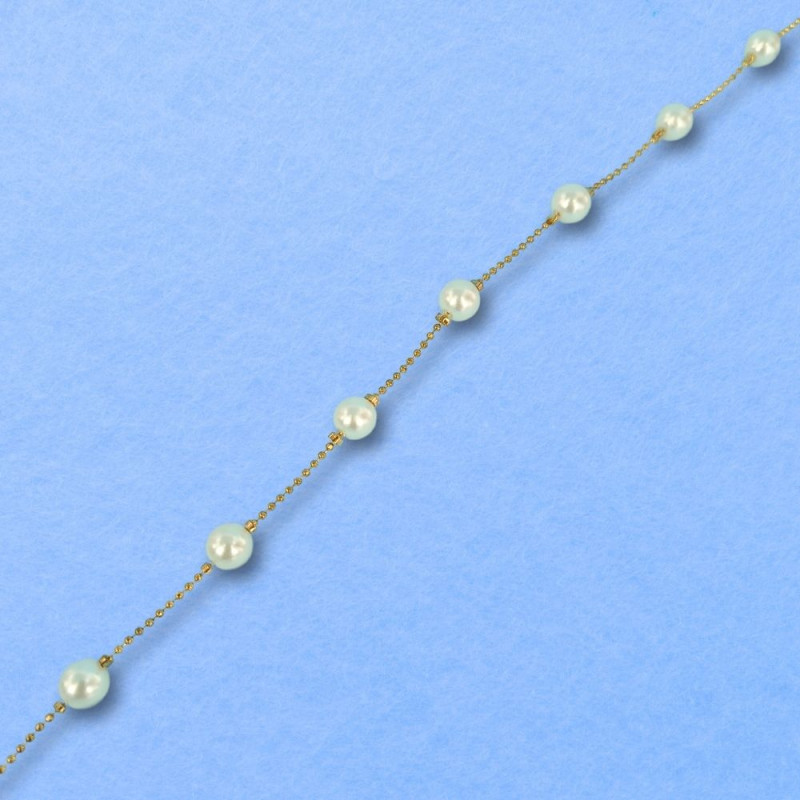 Metalna traka sa biserima 8 mm Metalna traka sa biserima 8 mm