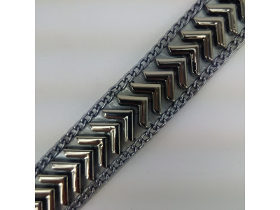 Hotfix traka 23 mm Tamni Nikl