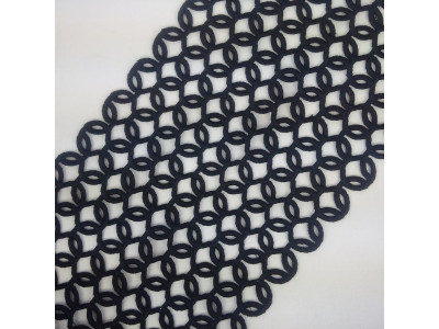 Čipka 18 cm / Crna