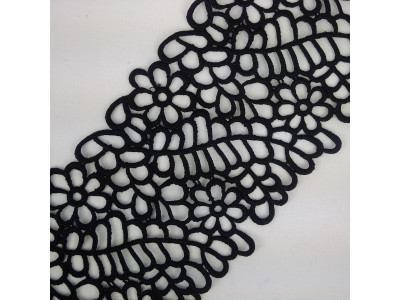 Čipka 11.5 cm / Crna