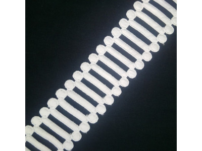 Čipka 5.5 cm / Bela
