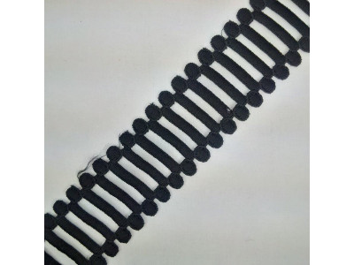 Čipka 55 mm / Crna