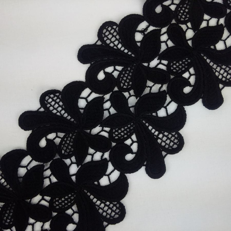 Čipka 12 cm / Crna Čipka 12 cm / Crna