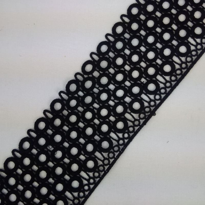 Čipka 7 cm / Crna Čipka 7 cm / Crna