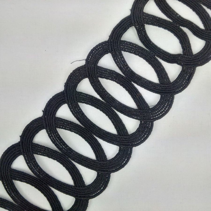 Čipka 8 cm / Crna Čipka 8 cm / Crna